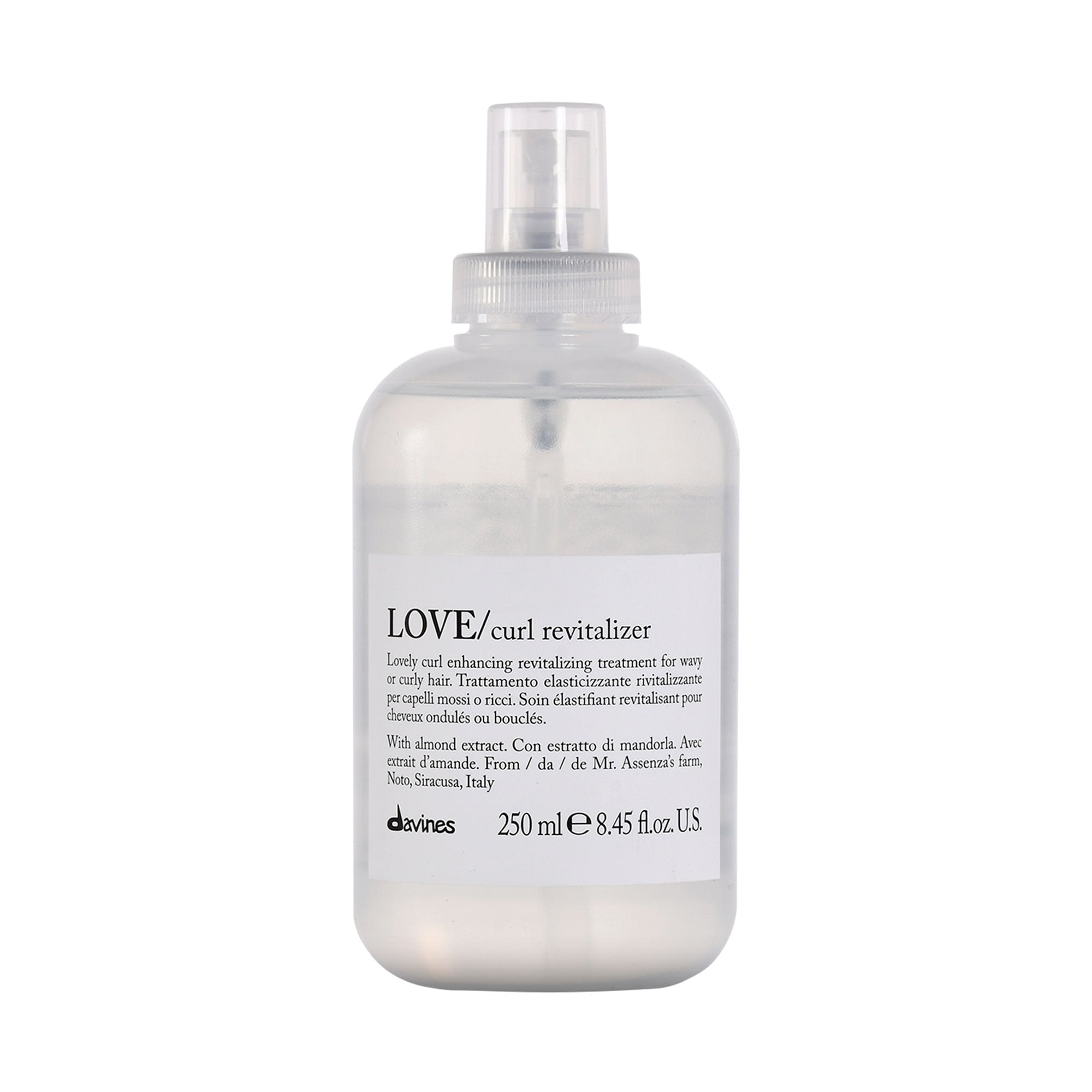 Спрей-ревіталайзер для волосся Davines Love Curl Revitalizer Spray для контролю завитків, 250 мл